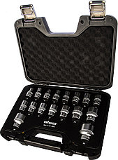 Набор-сет головок 1/2" 8-32мм 23 предмета 6-ти гранные TOPTUL GCAT2402, фото 2