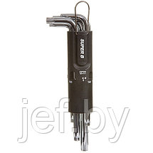 Набор-сет ключей L-TYPE TORX т10-т50 8шт 434х176мм TOPTUL GAAT0804, фото 3