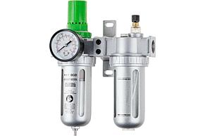 Фильтр воздушный с регулятором давления и маслораспылителем (1/2") ECO AU-02-12, фото 2