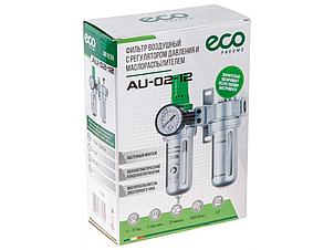 Фильтр воздушный с регулятором давления и маслораспылителем (1/2") ECO AU-02-12, фото 2