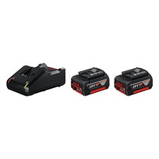 Комплект аккумулятор 18.0 в gba18 V 2 шт + зарядное устройство GAL 18-40 BOSCH 1600A019S0, фото 2