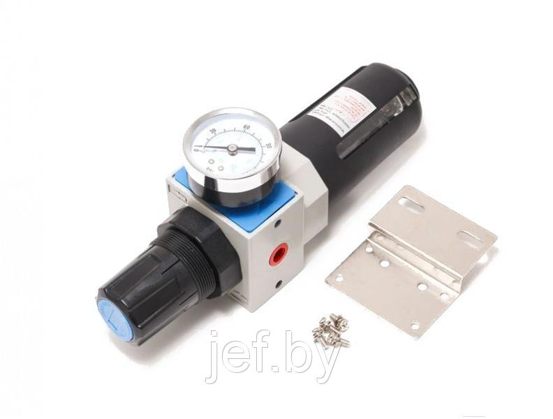 Фильтр-регулятор с индикатором давления для пневмосистем "PROFI" 1/4" FORSAGE F-EW4000-02 - фото 2 - id-p195483757
