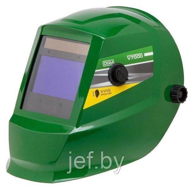 Щиток сварщика с самозатемняющимся светофильтром V7000 (зеленый) DGM V7000GR2 - фото 1 - id-p196761044