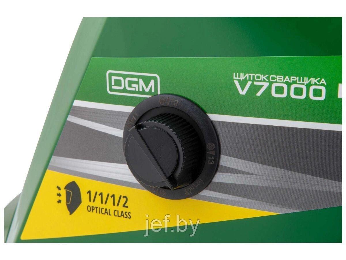 Щиток сварщика с самозатемняющимся светофильтром V7000 (зеленый) DGM V7000GR2 - фото 5 - id-p196761044