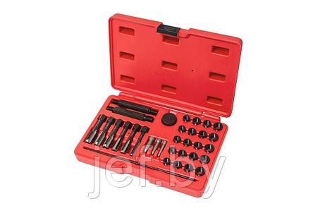 Набор футорок и метчиков для восстановления резьбы 33 предмета FORSAGE F-933G1, фото 2