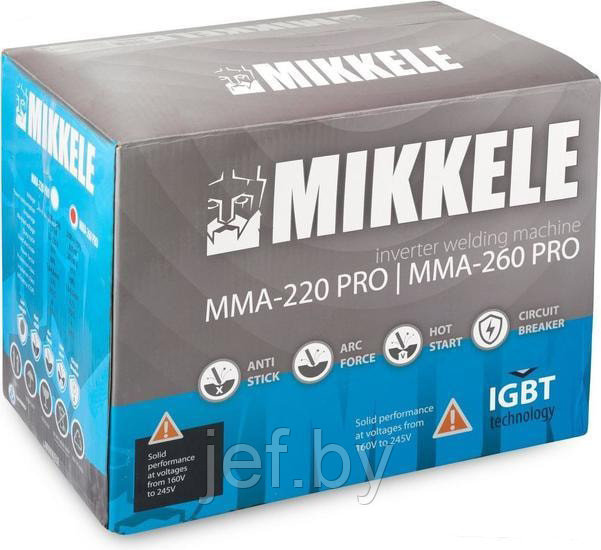 Сварочный инвертор MMA-260 PRO MIKKELI MMA260PROMIK - фото 4 - id-p189203331