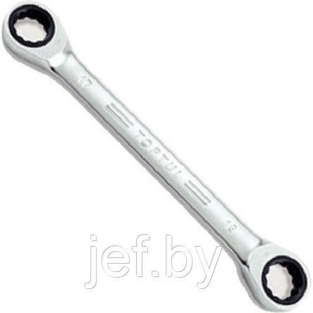 Ключ накидной 12х13мм с трещотками TOPTUL AOAG1213, фото 2