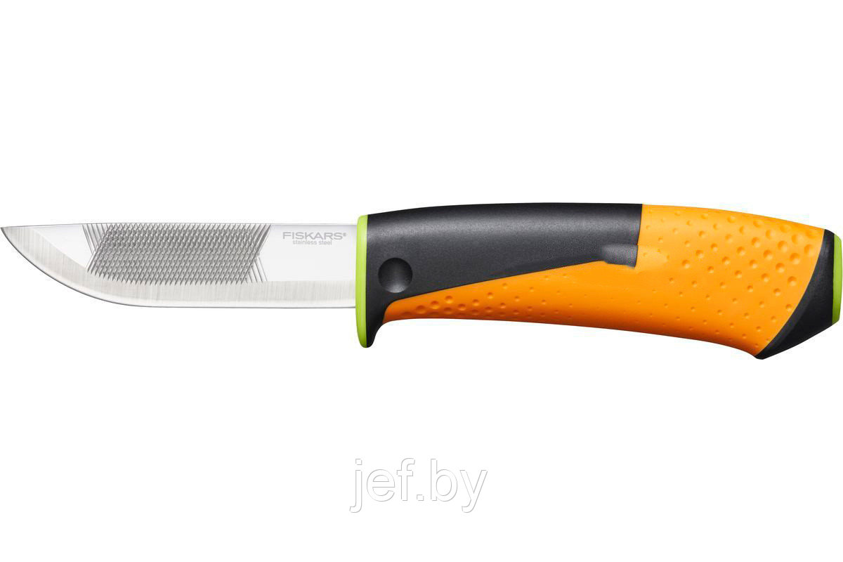 Нож для тяжелых работ с точилкой FISKARS 1023619 - фото 1 - id-p200094809