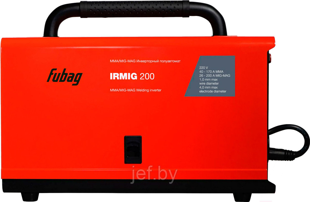 Сварочный полуавтомат IRMIG 200 с горелкой FUBAG 31 433.1 - фото 5 - id-p190997729