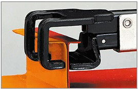 Зажим ручной с широкой изогнутой губкой 215мм TOPTUL DMAK1A09, фото 3