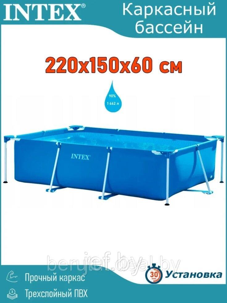 Каркасный бассейн Rectangular Frame прямоугольный 220х150х60 см INTEX 28270NP