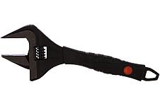 Ключ разводной с прорезиненной рукояткой 10"-250мм захват 0-50мм ROCKFORCE RF-649250C, фото 2