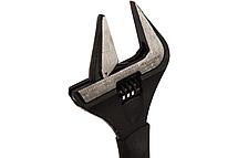 Ключ разводной с прорезиненной рукояткой 10"-250мм захват 0-50мм ROCKFORCE RF-649250C, фото 2