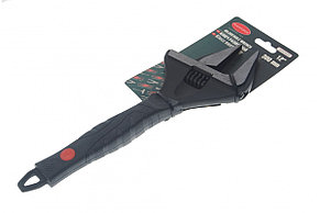 Ключ разводной с прорезиненной рукояткой 12"-300мм захват 0-60мм ROCKFORCE RF-649300C, фото 3