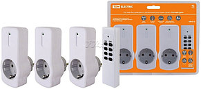 Комплект для беспроводного управления розетками 3 приемника TDM SQ1508-0205, фото 2