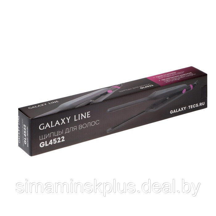 Выпрямитель Galaxy LINE GL 4522, 30 Вт, керамическое покрытие, до 180°C, черный - фото 4 - id-p223015116