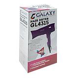 Фен Galaxy GL 4315, 1800 Вт, 2 скорости, 3 температурных режима, фиолетовый, фото 6