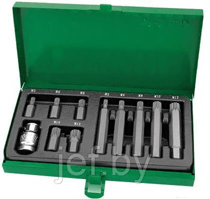 Набор бит 11 предметов в металлическом боксе TOPTUL GAAD1102