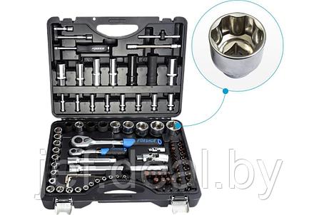 Набор инструментов 94 предмета сорв. грани FORSAGE F-4941-7 PREMIUM, фото 2