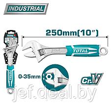 Ключ разводной 250 мм TOTAL THT101106, фото 3