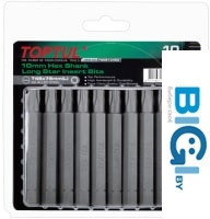 Насадка TORX T45 75мм LONG 10шт блистер TOPTUL FSEB1245G, фото 2