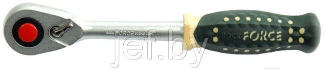 Трещотка усиленная с противоскользящей пластиковой рукояткой (48зуб.) 1/2" ROCKFORCE RF-80243