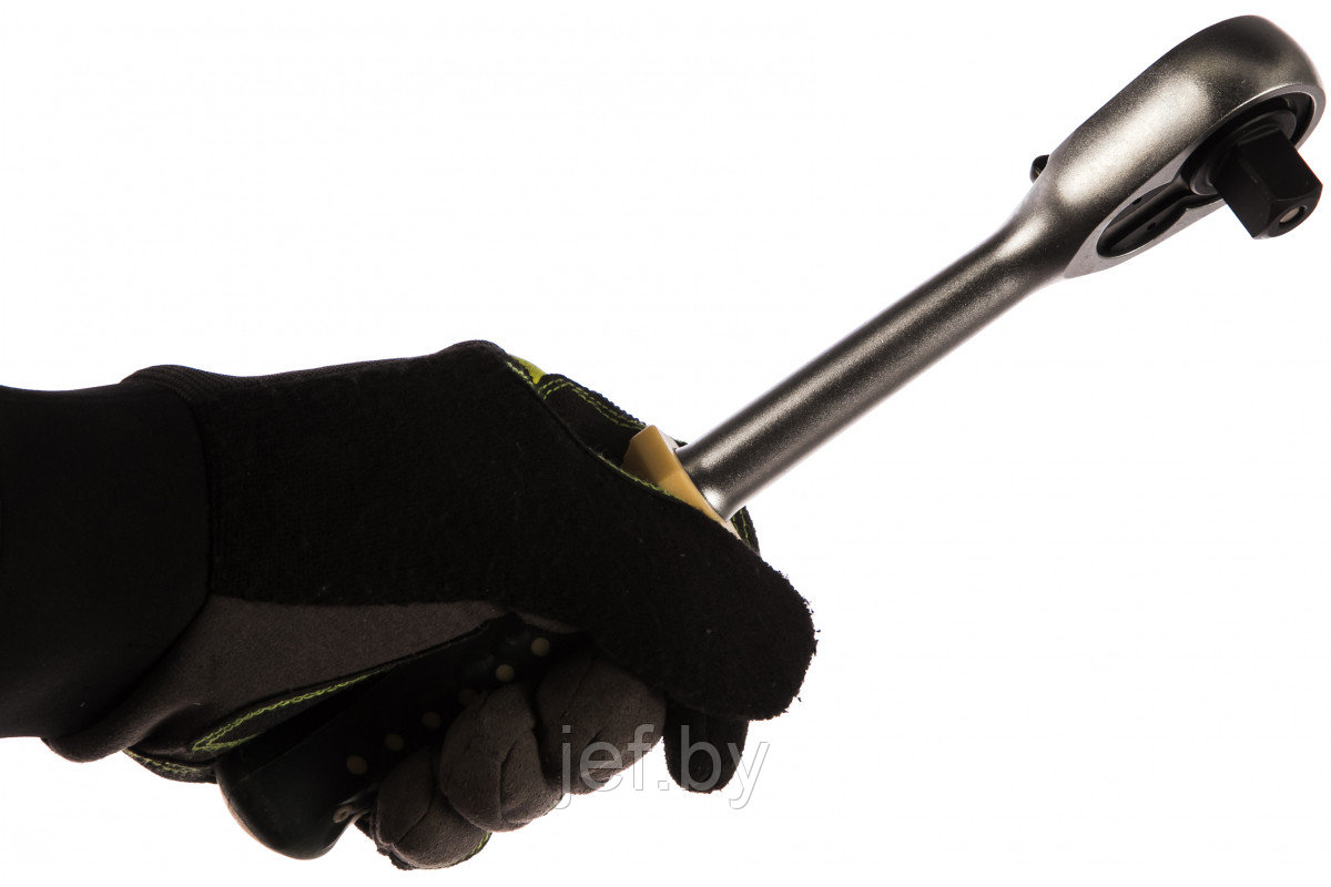 Трещотка усиленная с противоскользящей пластиковой рукояткой (48зуб.) 1/2" ROCKFORCE RF-80243 - фото 7 - id-p192455475