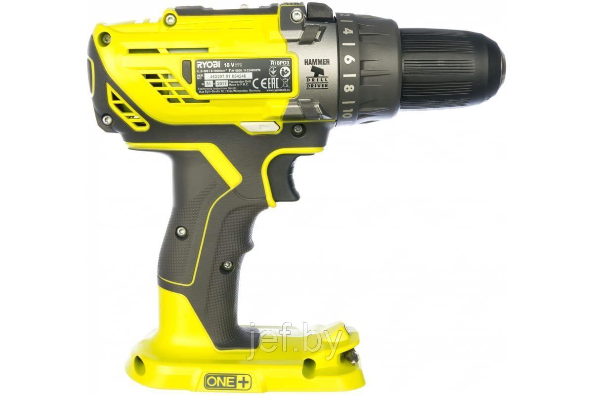 Ударная дрель-шуруповерт R18PD3-0 (без батареи) RYOBI 5133002888 - фото 4 - id-p194618225