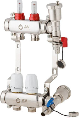 Коллекторная группа ave136 2 выхода AV ENGINEERING AVE13600102, фото 2