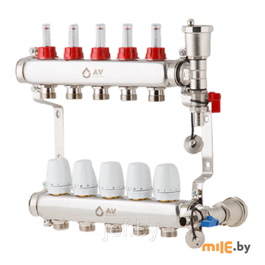 Коллекторная группа ave136 5 выходов AV ENGINEERING AVE13600105