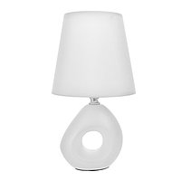 Настольная лампа "Окра" E14 40Вт белый 15х15х28 см