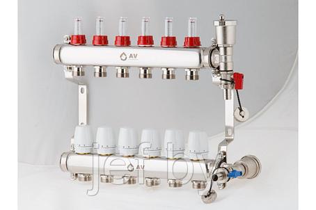 Коллекторная группа ave136 6 выходов AV ENGINEERING AVE13600106, фото 2