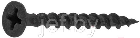 Саморез 3.5х25 мм для монтажа ГКЛ к дереву, фосфат (5 кг) STARFIX SMV1-29292-5, фото 2