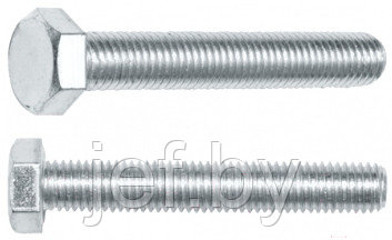 Болт М20х50 мм шестигр. цинк кл.пр. 5.8 DIN 933 (5 кг) STARFIX SMV1-27503-5