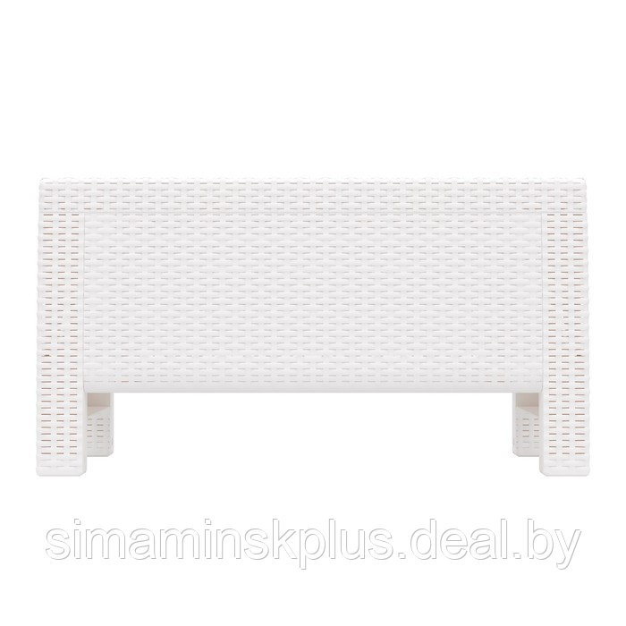 Стол "Ротанг", 76,5х57х42 см, цвет белый - фото 2 - id-p223015317