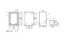 Корпус металлический щмп-3.2.1-0 300х210х150 TDM SQ0905-0050, фото 3