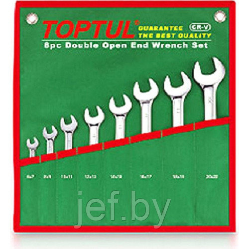 Набор ключей рожк. 6-32мм 12шт TOPTUL GAAA1206