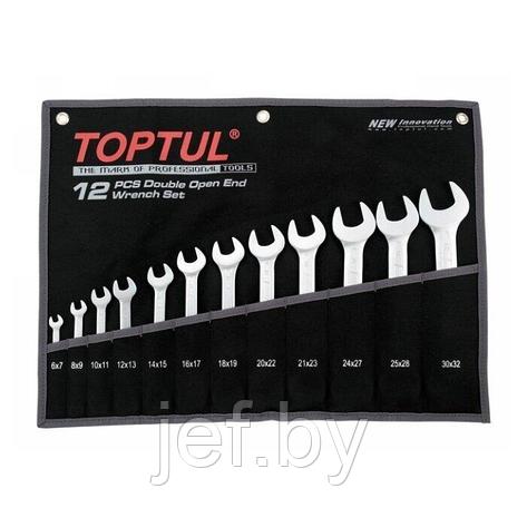 Набор ключей рожк. 6-32мм 12шт TOPTUL GPAJ1202, фото 2