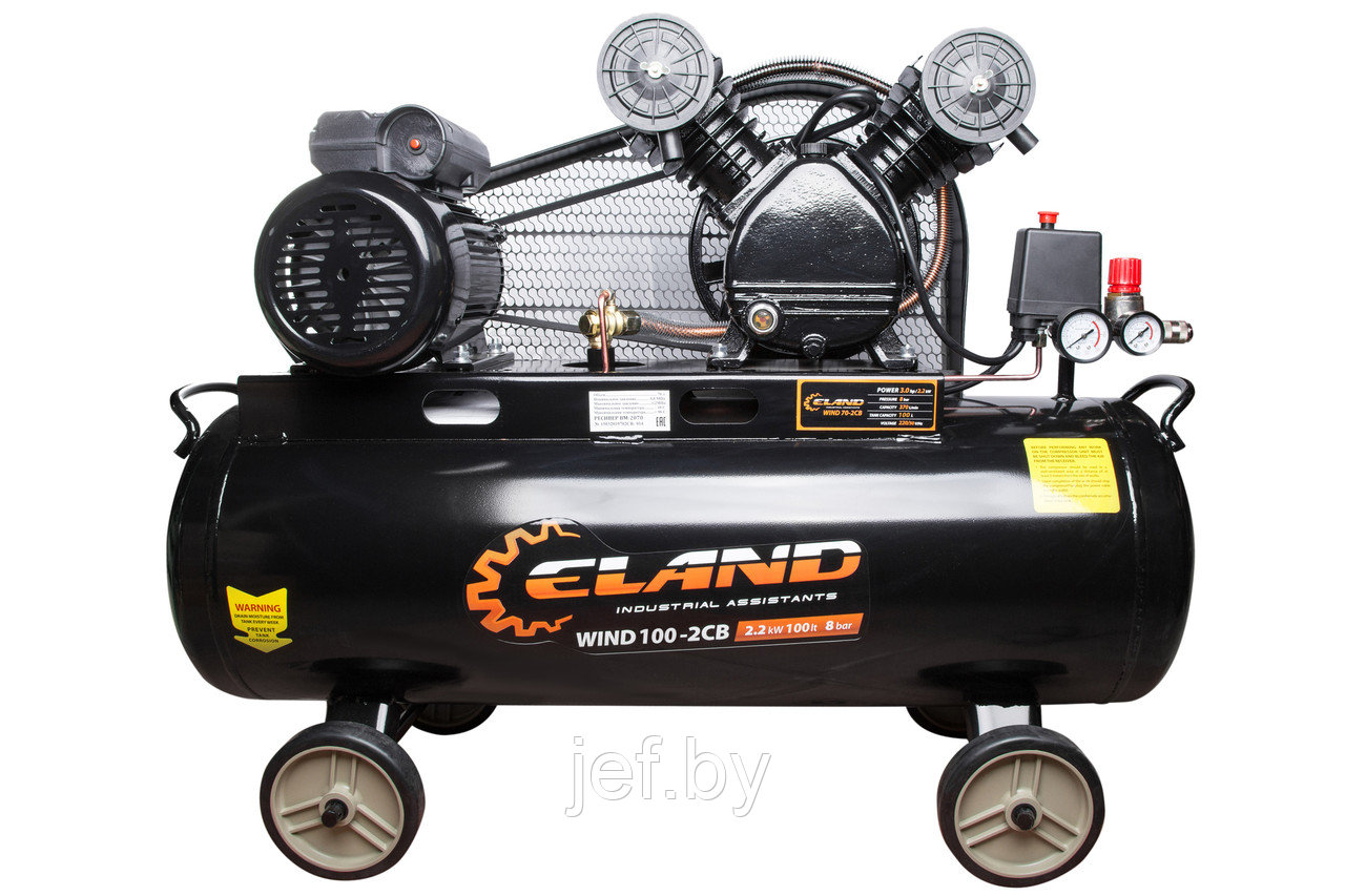 Компрессор воздушный WIND 100-2CB ELAND  1002CВEL