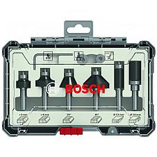 Набор кромочных фрез 8 мм 6шт BOSCH 2607017469, фото 2