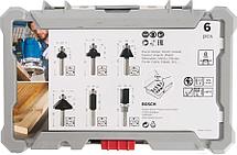 Набор кромочных фрез 8 мм 6шт BOSCH 2607017469, фото 2