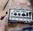 Набор кромочных фрез 8 мм 6шт BOSCH 2607017469, фото 4