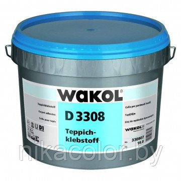 WAKOL D 3308 Клей для ковровых покрытий 14кг - фото 1 - id-p223016794