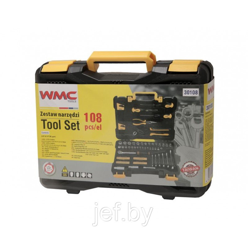 Набор инструментов 108 предметов WMC TOOLS WMC-30108 - фото 3 - id-p191205665