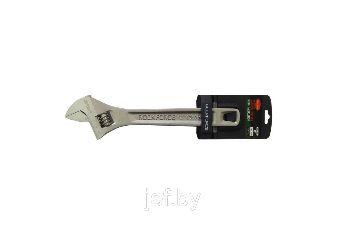Ключ разводной Profi CRV 12"-300мм на пластиковом держателе ROCKFORCE RF-649300 - фото 1 - id-p206979331