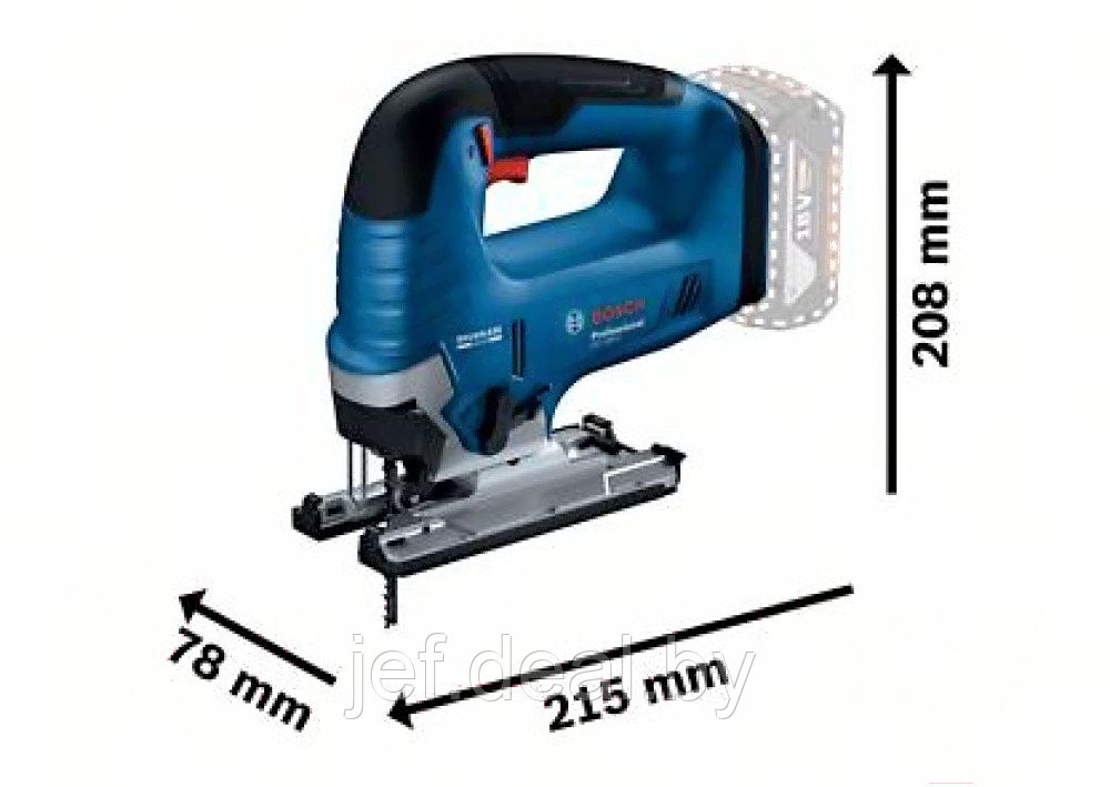 Аккумуляторный лобзик GST 185-LI в чемодане BOSCH 06015B3023 - фото 3 - id-p215744360