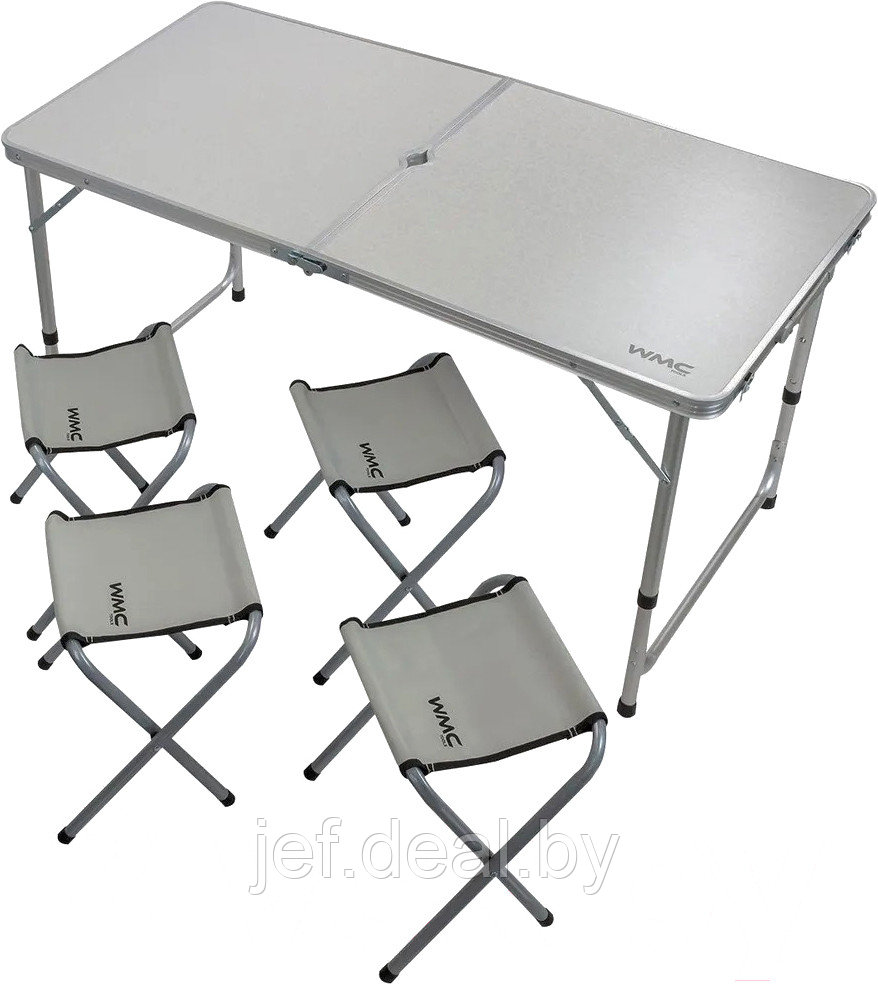 Стол с кладной со стульями для кемпинга WMC TOOLS WMC-09517M - фото 1 - id-p215575925