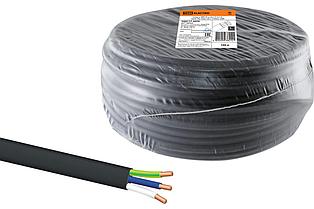 Кабель ВВГ-П нг(А)-LS 3х1,5 ок(NPE)-0,66 (100м) TDM SQ0117-0075