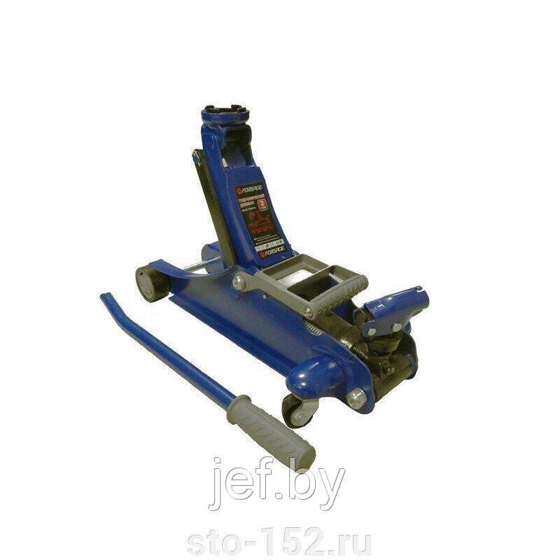 Домкрат подкатной гидравлический 2 т с поворотной ручкой FORSAGE F-TH22010