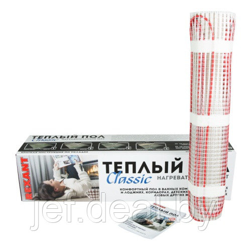 Теплый пол (нагревной мат) CLASSIC RNX -60-900 (60м2 05х120м 900Вт) REXANT 51-0510-2 - фото 7 - id-p203897098